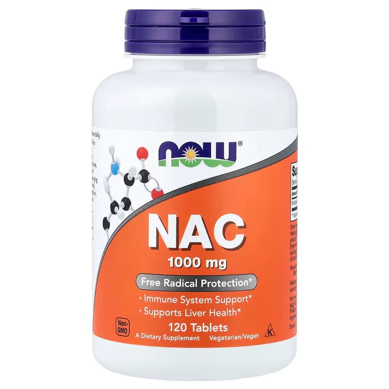 NOW Foods NAC 1000mg 120 Tablets | Buy in Pakistan