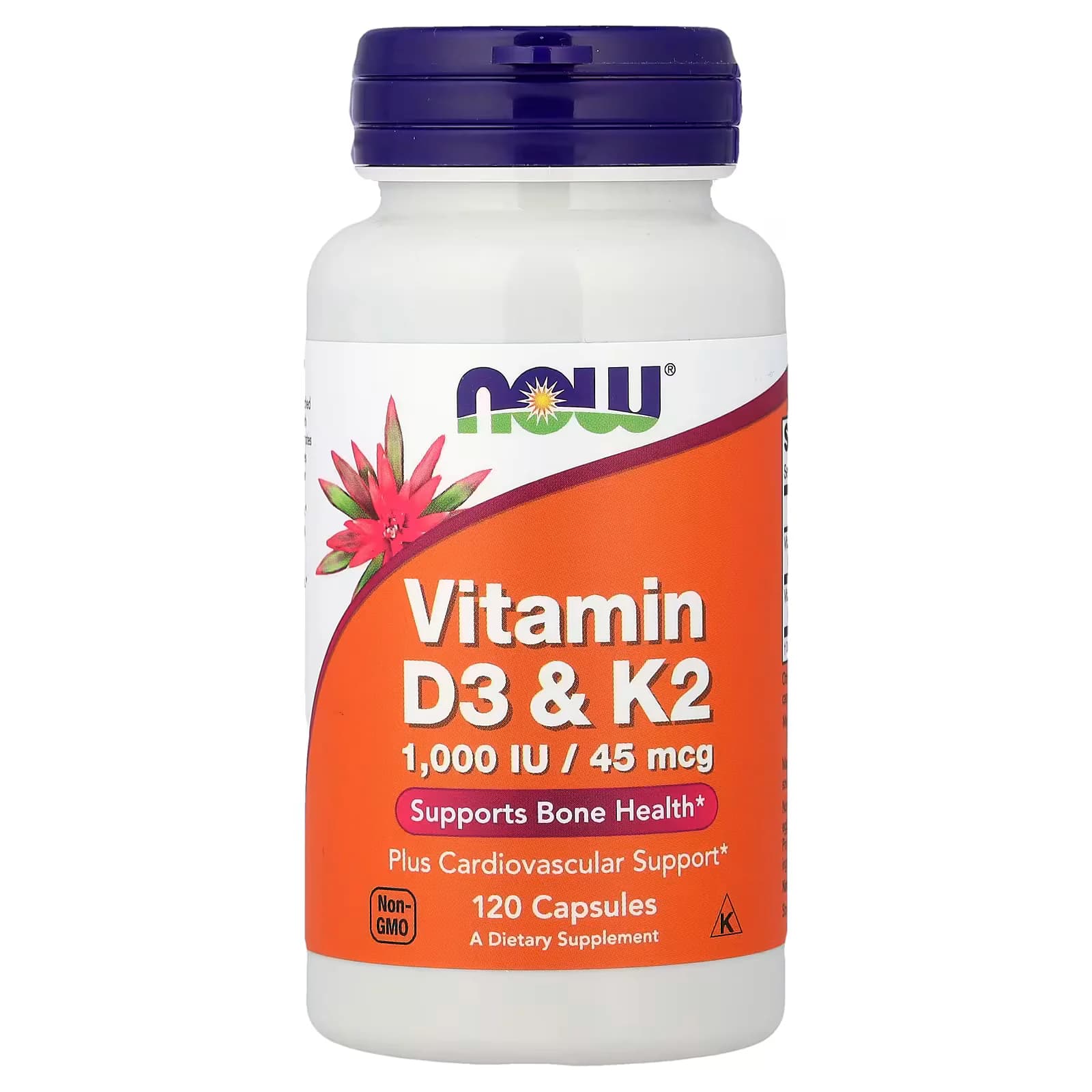 NOW Vitamin D3 & K2 120 Capsules Price in Pakistan,