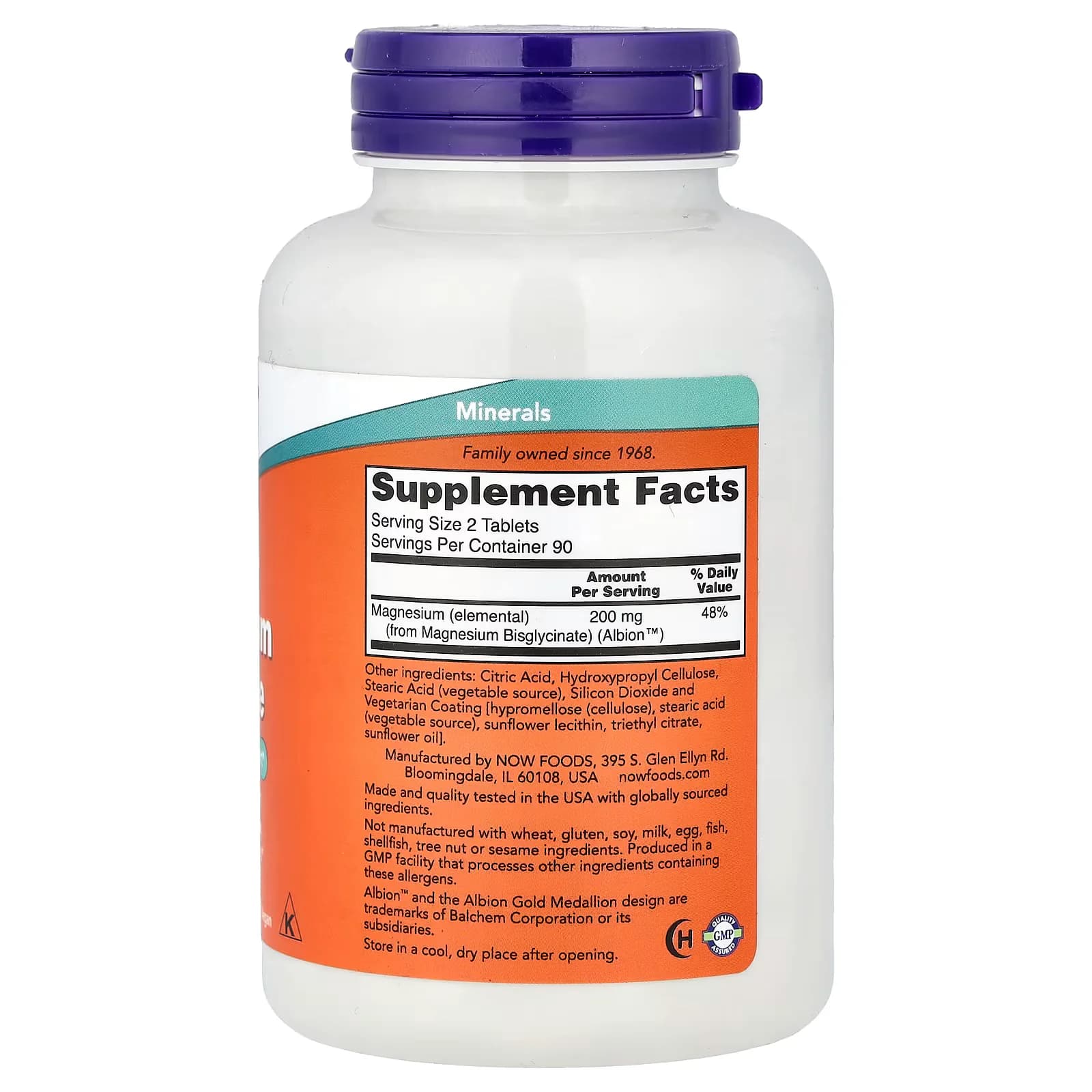NOW Magnesium Glycinate 180 Tablets Price in Pakistan,