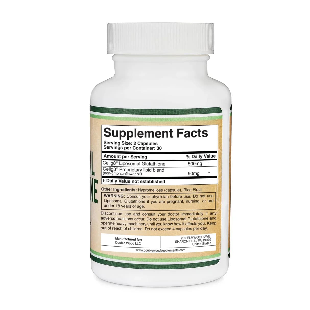 Double Wood Liposomal Glutathione 500mg Price in Pakistan