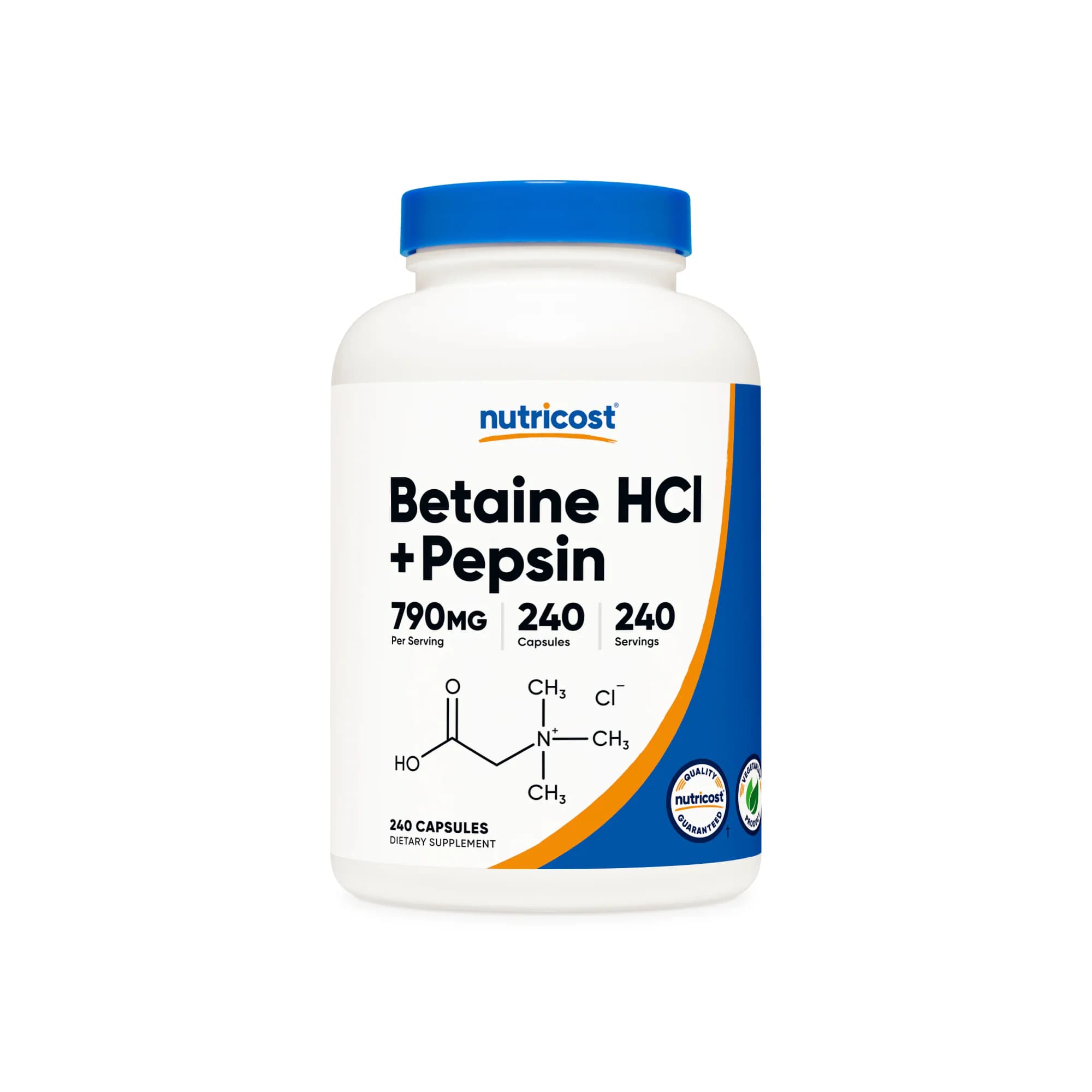 Nutricost Betaine Hcl + Pepsin 790mg Capsules In Pakistan