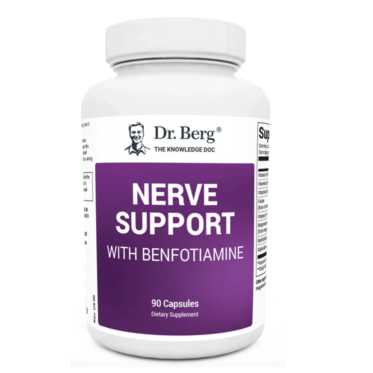 Dr. Berg Nerve Support with Benfotiamine Capsules in Pakistan