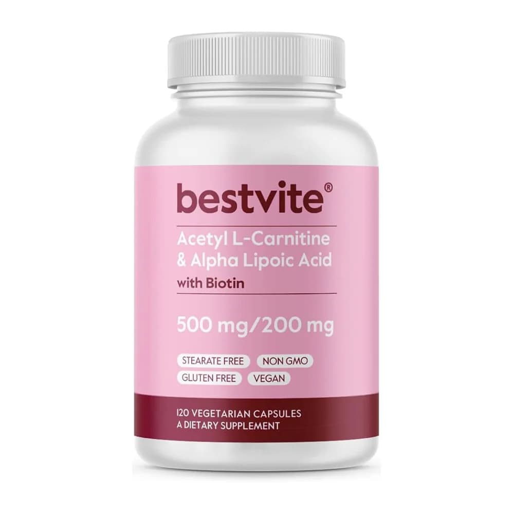 Bestvit Acetyl L-Carnitine 500mg & Alpha Lipoic Acid 200mg in Pakistan