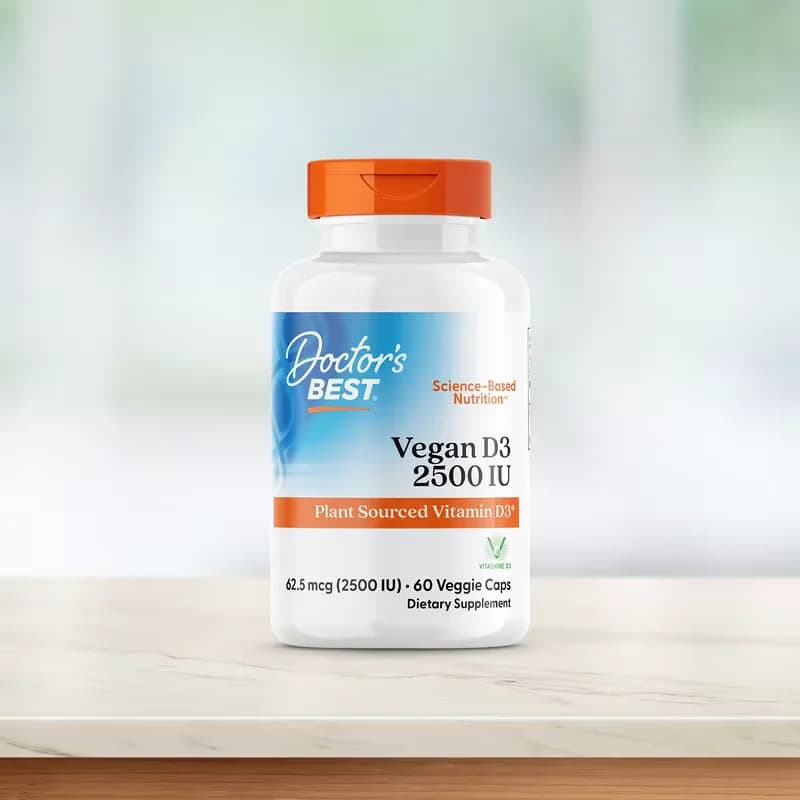 Doctor’s Best Vegan D3 with Vitashine 2500 IU Capsules in Pakistan.