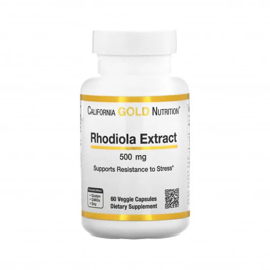 California Gold Nutrition Rhodiola Extract 500 mg 180 Veggie Capsules in Pakistan at Well Mart
