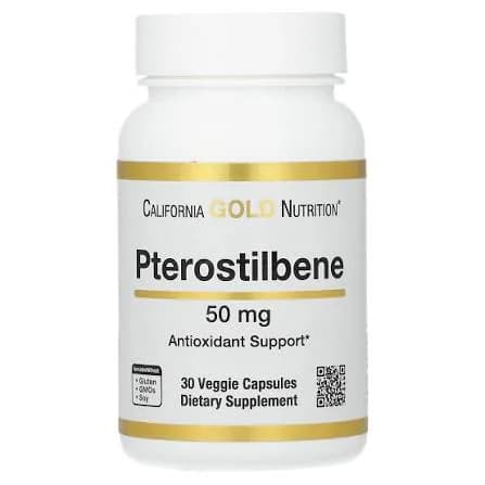 California Gold Nutrition Pterostilbene Plus 60Veggie Capsules in Pakistan at Well Mart