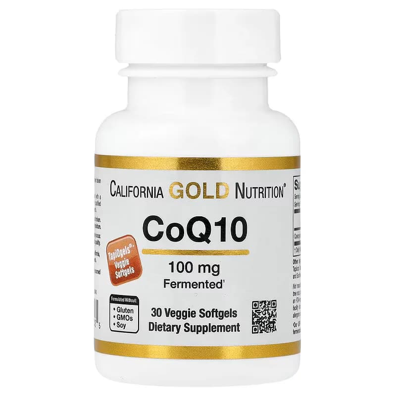 California Gold Nutrition CoQ10 100 mg 120 Veggie Softgels in Pakistan at Well Mart