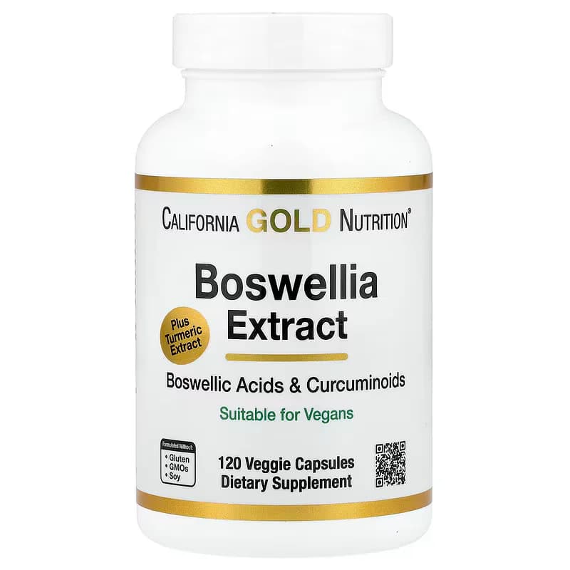 California Gold Nutrition Boswellia Extract Plus 500 mg 120 Capsules in Pakistan at Well Mart