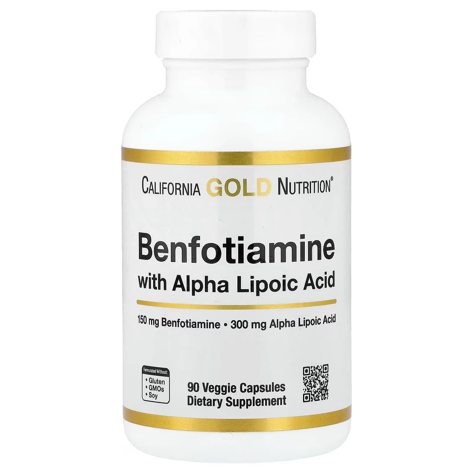 California Gold Nutrition Benfotiamine + Alpha Lipoic Acid 90 Capsules in Pakistan at Well Mart