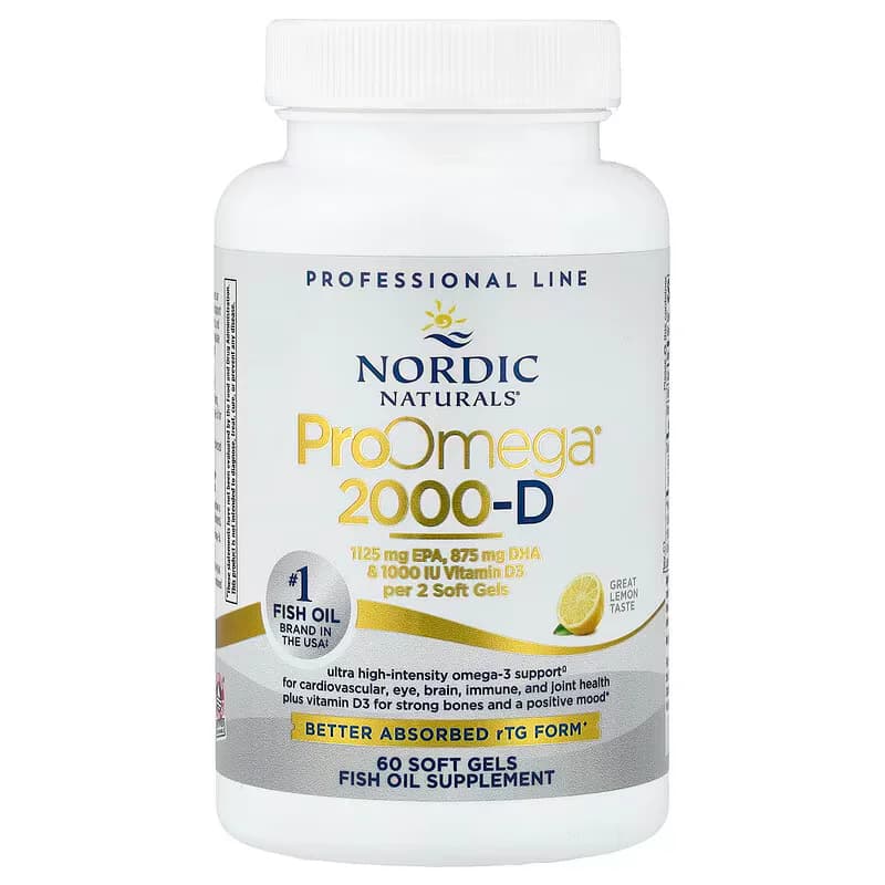 Nordic Naturals Pro Omega 2000 Supplement  In Pakistan, Heart, Brain