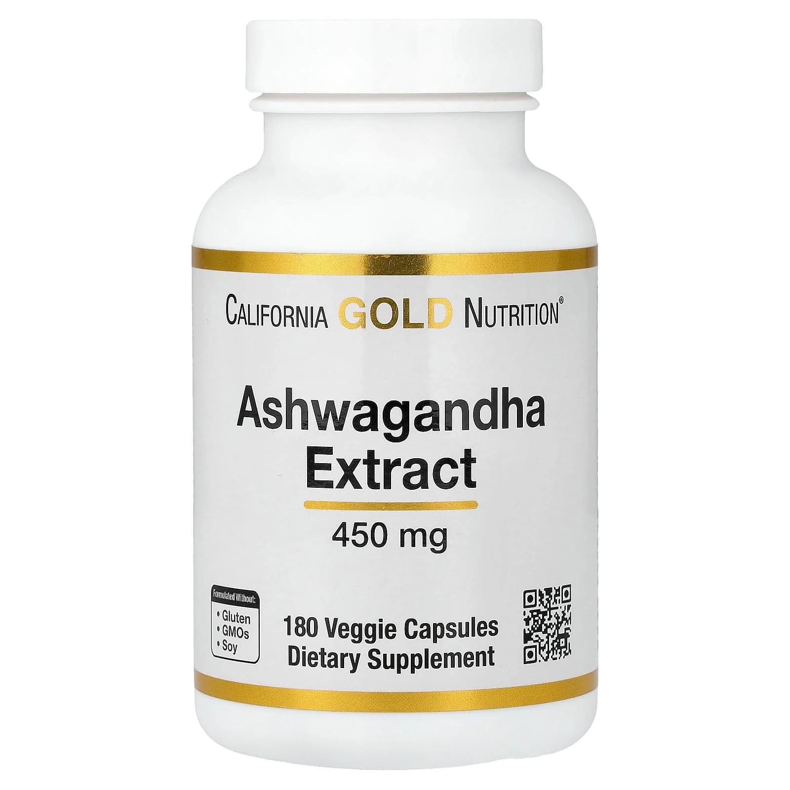 California Gold Nutrition Ashwagandha 450 mg 180 Capsules in Pakistan at Well Mart