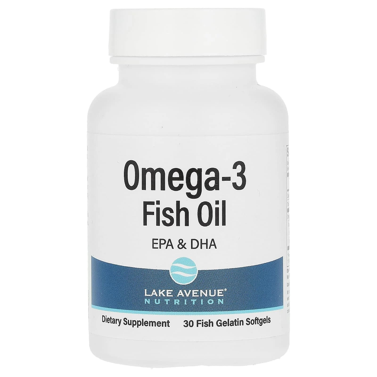 Lake Avenue Nutrition Omega-3 Fish Oil In Pakistan - Well Mart