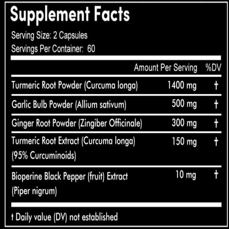 Balincer Turmeric Bioperine Garlic Ginger in Pakistan - Well Mart
