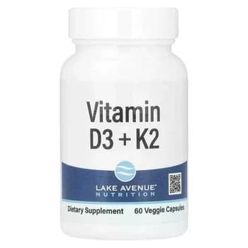 Lake Avenue Nutrition Vitamin D3 + K2 60 Veggie Capsules in Pakistan at Well Mart