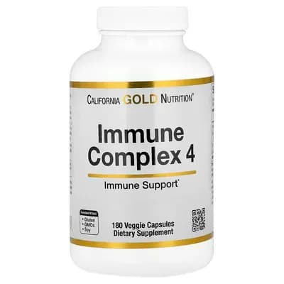 California Gold Nutrition Immune Complex 4 180 Veggie Capsules in Pakistan at Well Mart