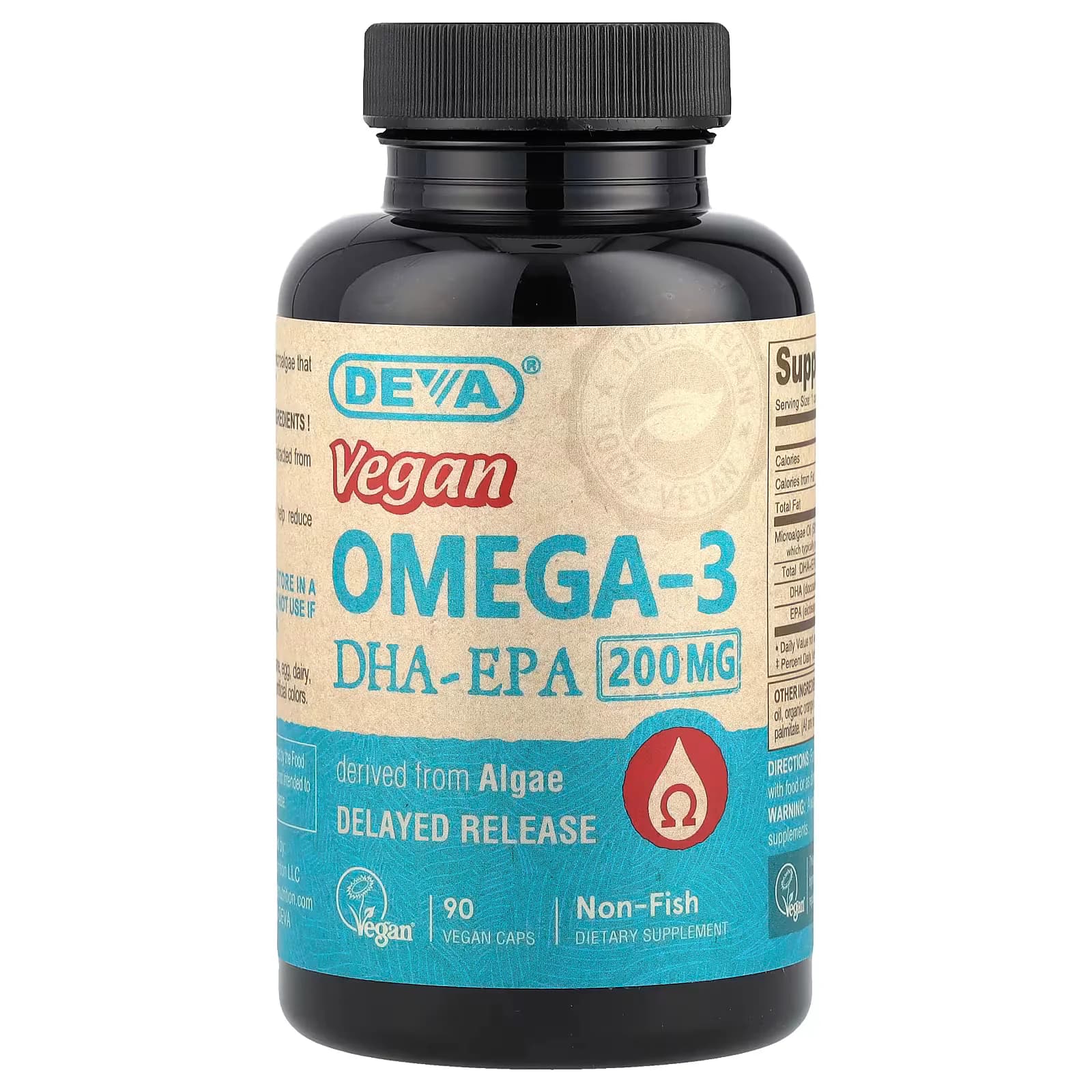 Deva Vegan Omega-3 DHA 200 mg Capsules Price In Pakistan - Well Mart
