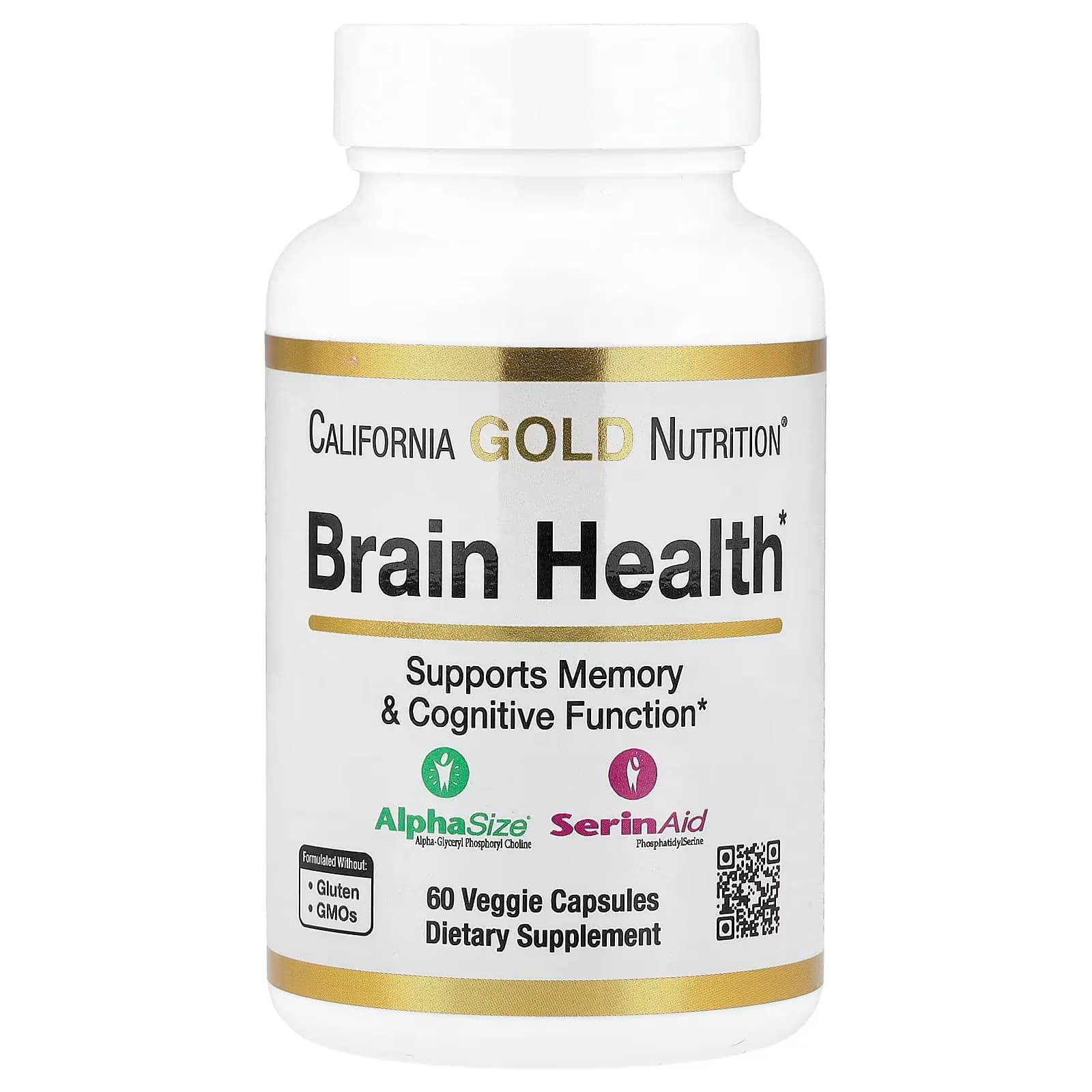 California Gold Nutrition Brain Health 60 Capsules in Pakistan at Well Mart