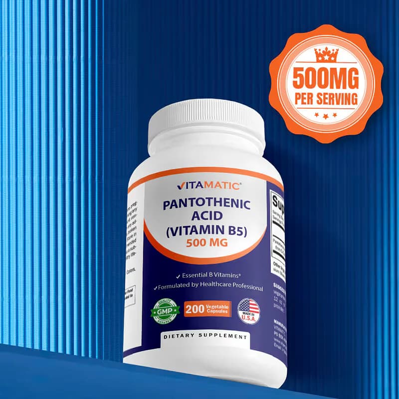 Vitamatic Pantothenic Acid (Vitamin B5) 500 Mg Price In Pakistan