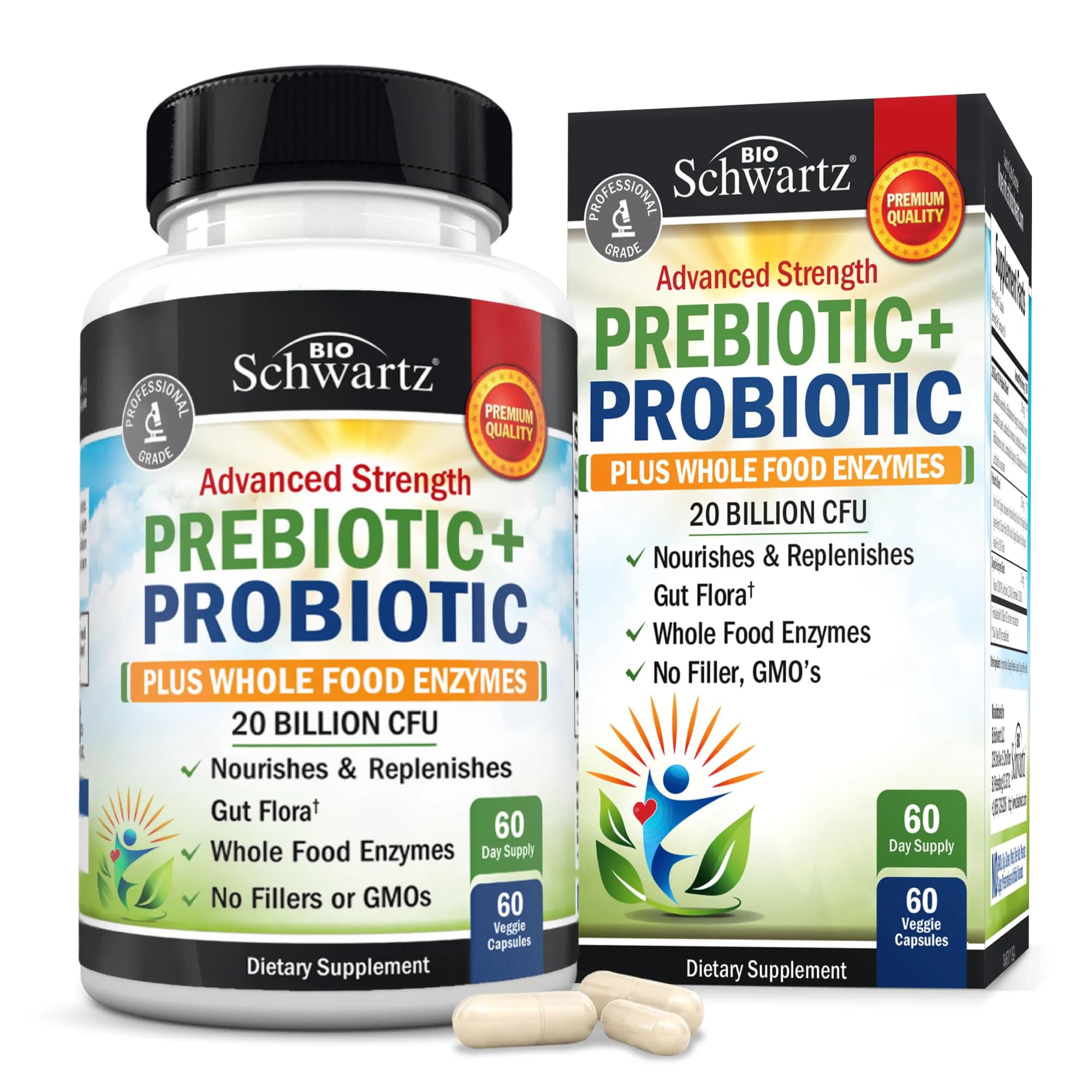 Bio Schwartz Advanced Strength Probiotic Capsules In Pakistan - Well Mart