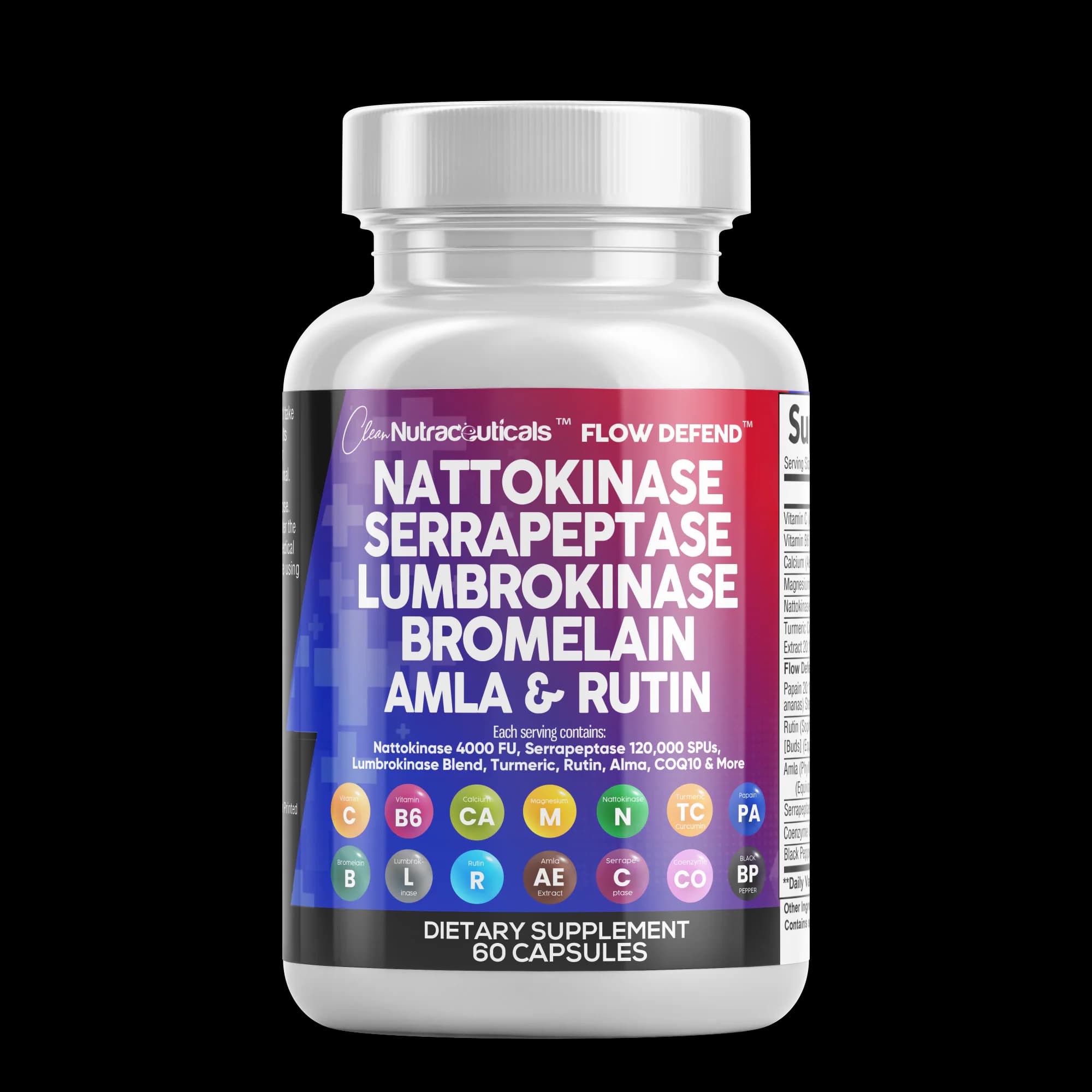 Clean Nutraceuticals Nattokinase, Serrapeptase Capsules In Pakistan