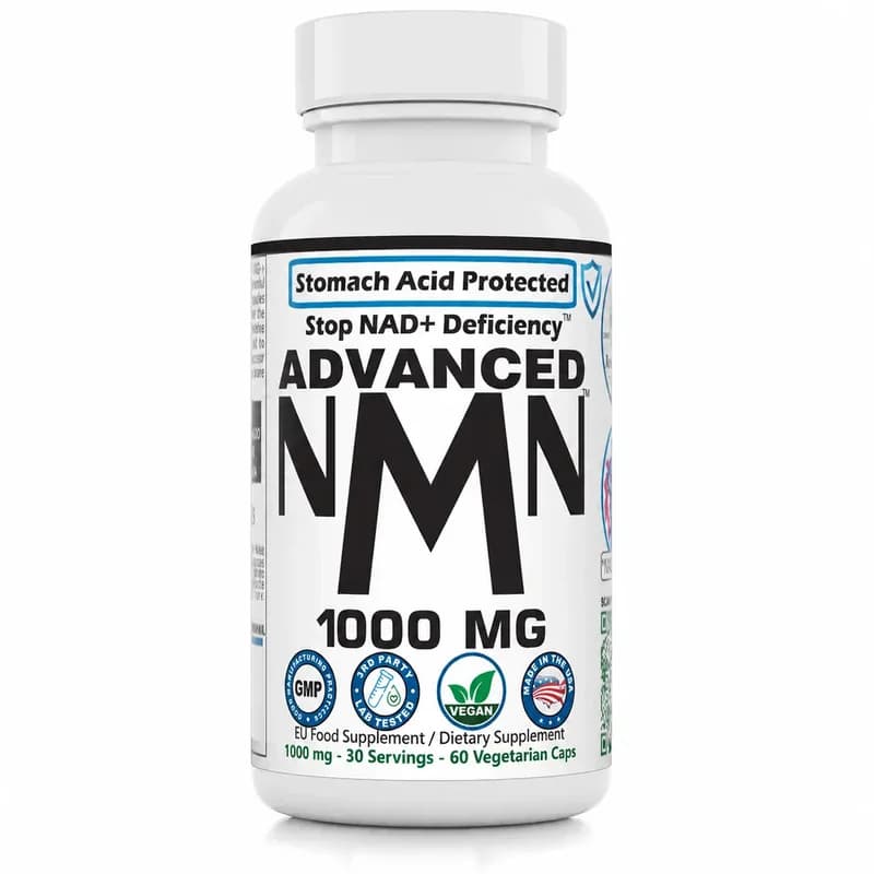 REVGENETICS Advanced NMN 1000mg  60 Enteric-Coated Capsules