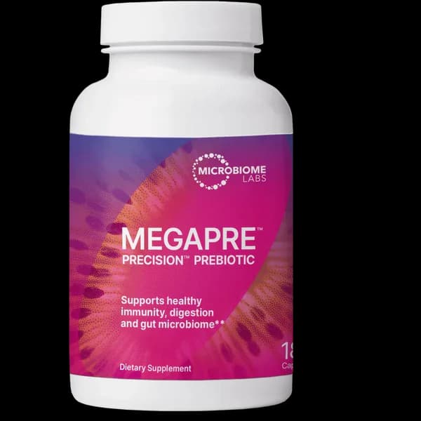Microbiome Labs MegaPre Precision Prebiotic Fiber Supplement 180 Capsules