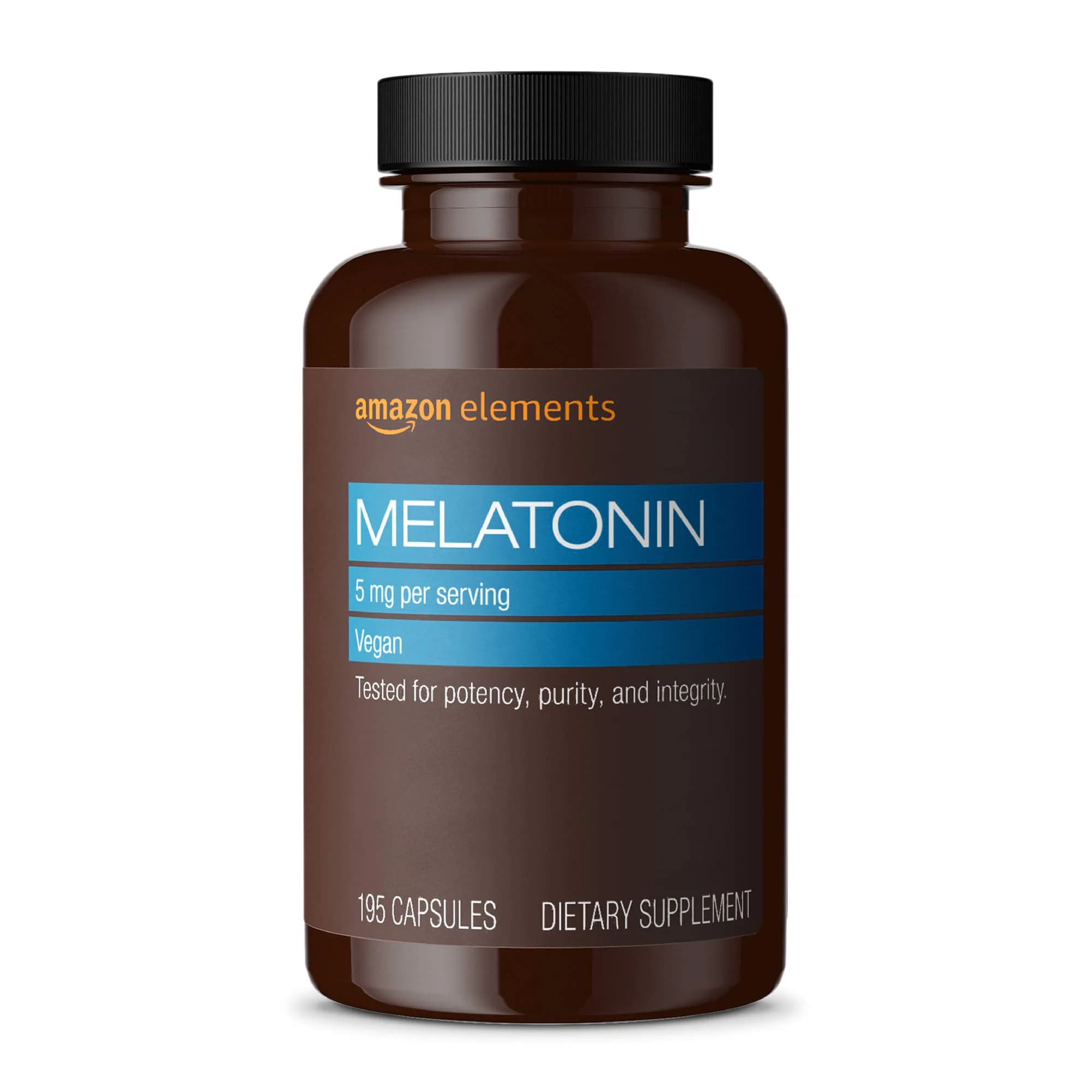Amazon Elements Melatonin 5mg 195 Capsules