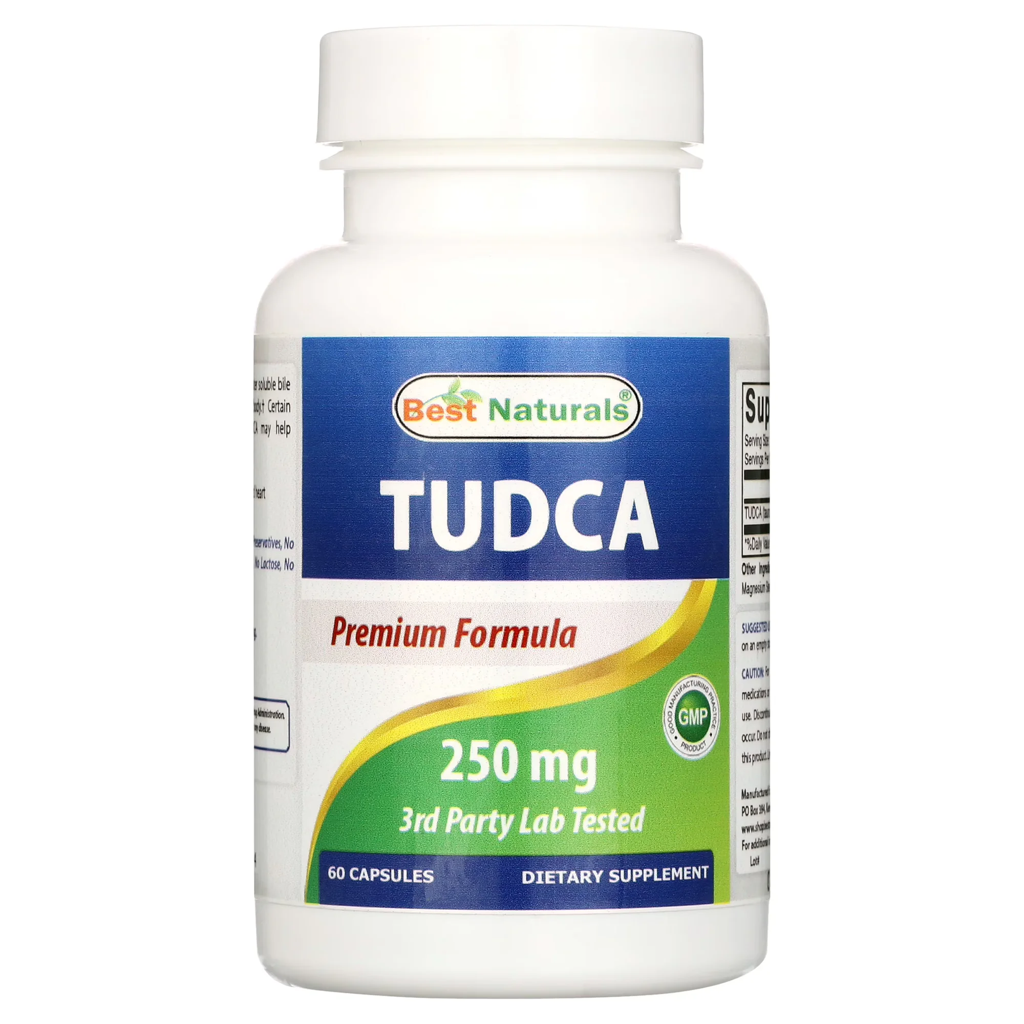 Best Naturals TUDCA 250mg 60 Vegetarian Capsules