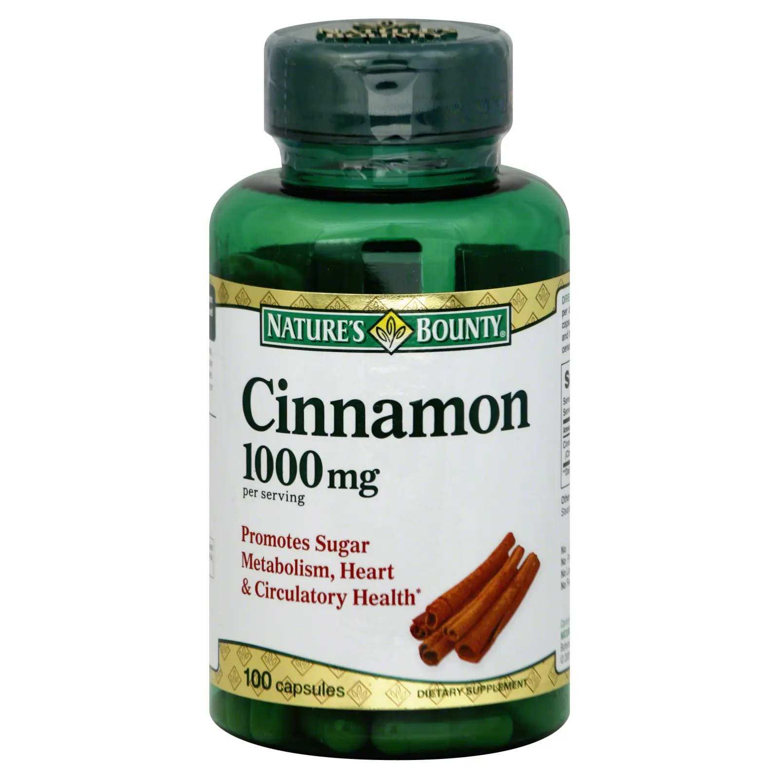 Nature’s Bounty Cinnamon capsules