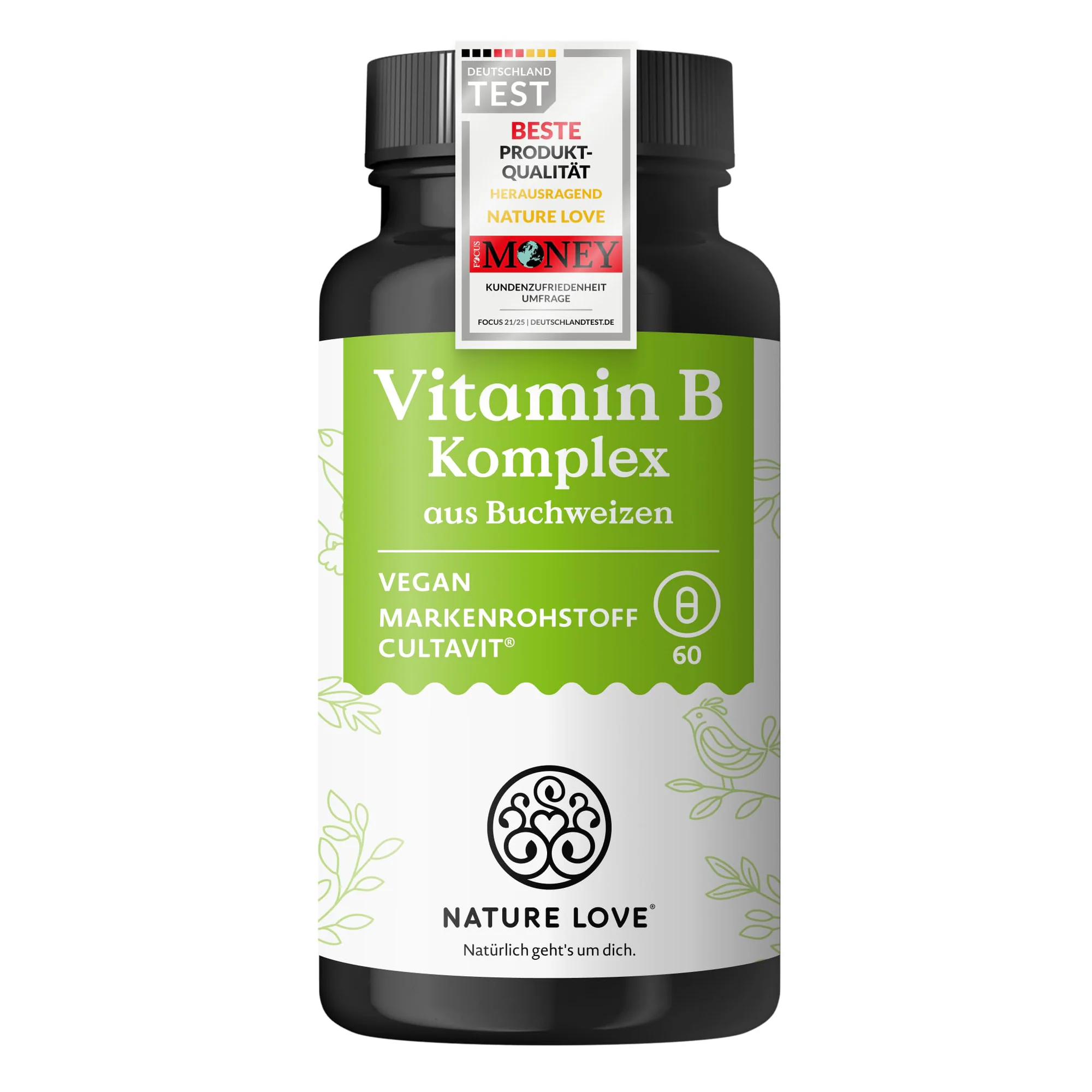 Nature Love Vitamin B Complex from Buckwheat 60 Capsules