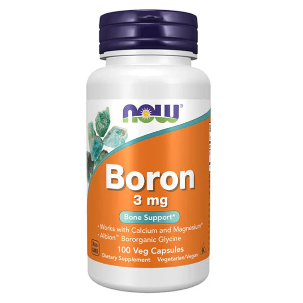 NOW Foods Boron 3mg Veg Capsules