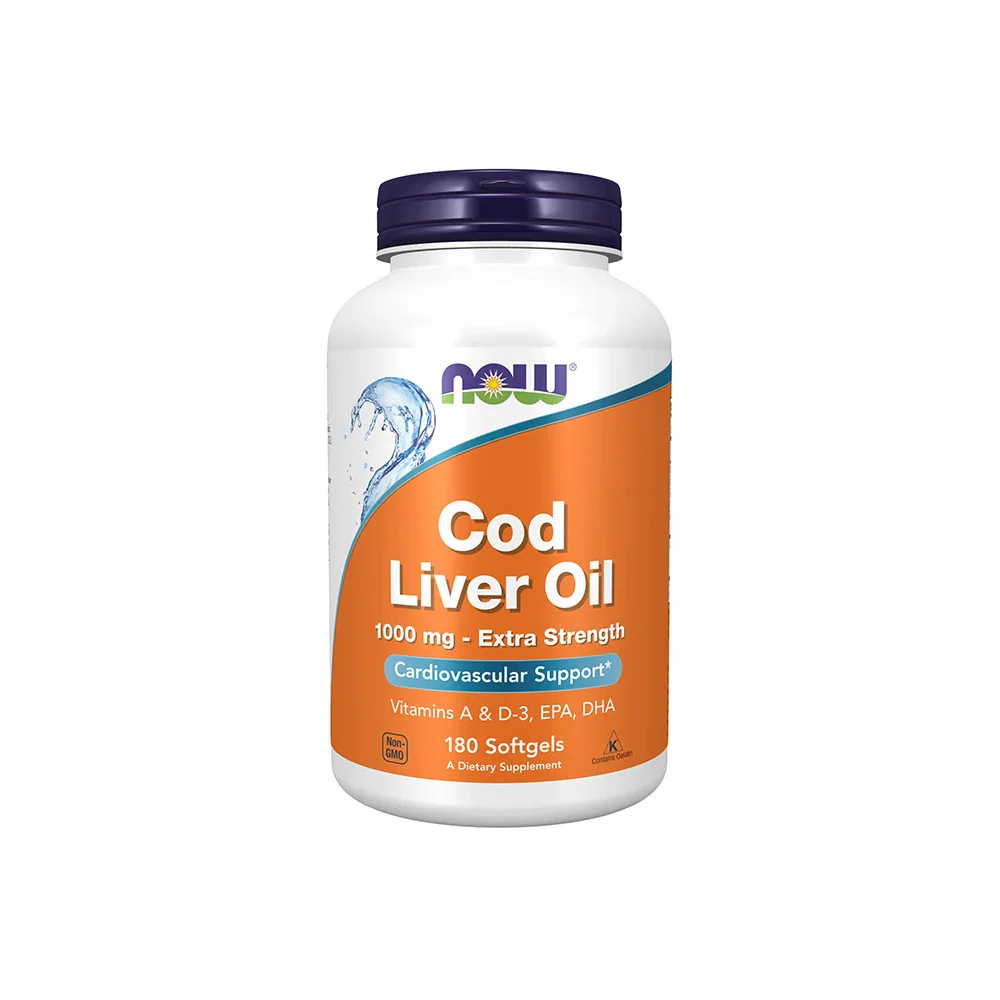 NOW Foods Cod Liver Oil 1,000 mg Softgels