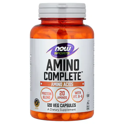 NOW Foods Sports, Amino Complete Capsules