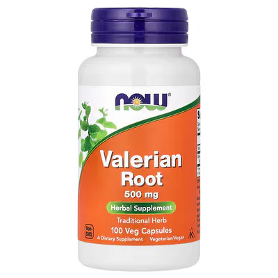 NOW Foods Valerian Root 500mg Veg Capsules