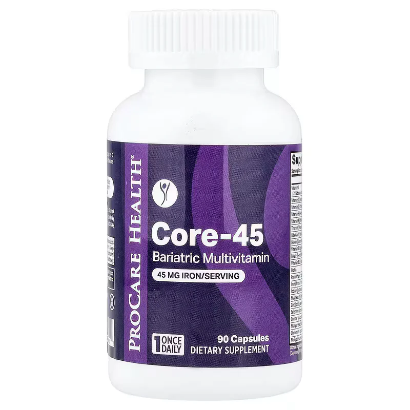 ProCare Health Bariatric Multivitamin with 45 mg Iron 90 Capsules