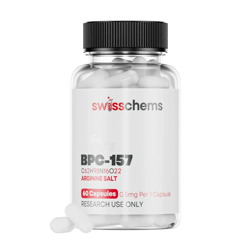 SWISSCHEMS BPC-157 65mg 60 Capsules