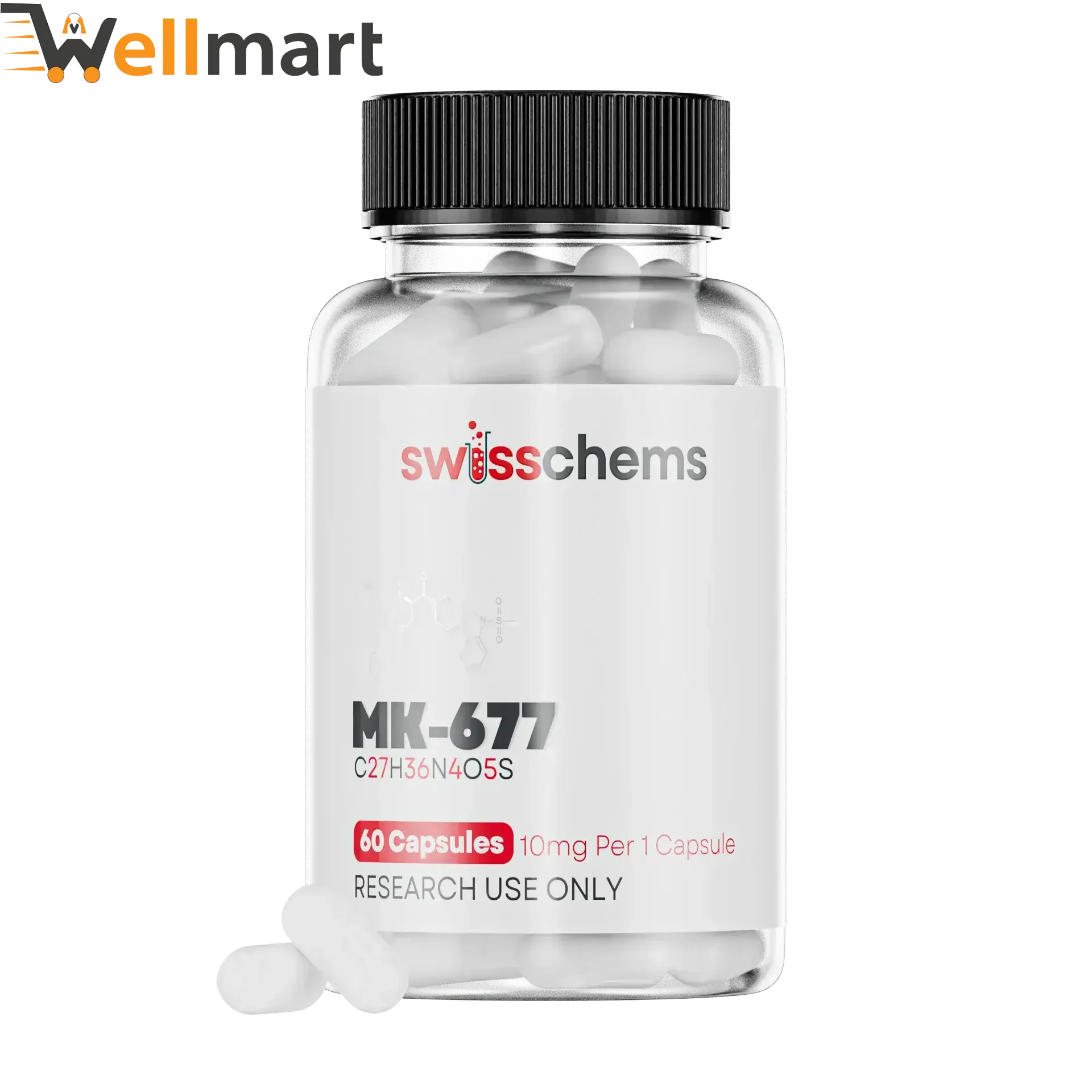 Swisschems Mk-677 Ibutamoren 10mg Capsule