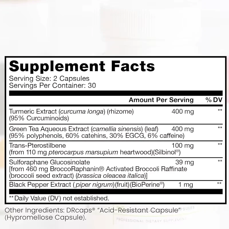 Nrf2 Boost Antioxidant Detoxification Capsules