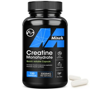 Minch Creatine Capsules 3000mg Monohydrate