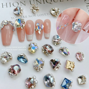 Luxury Nail Crystal Pile Diamond Sparkling