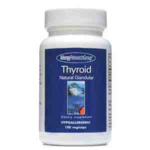 Allergy Research Group Thyroid Natural Glandular – 100 Capsules