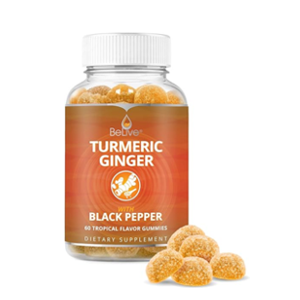 Belive Turmeric Ginger With Black Pepper Gummies