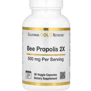 California Gold Nutrition Bee Propolis 2X | 90 Capsules