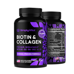 Simplyvital Biotin Collagen Vitamins For Hair Capsules