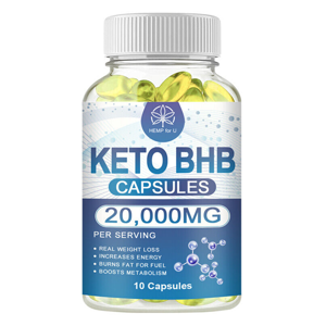 Hemp For U Bhb Keto 20000mg Capsules