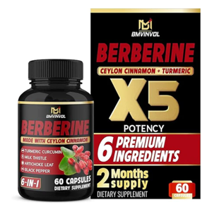 Bmvinvol Berberine Ceylon Cinnamon Capsules