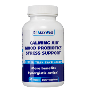 Dr. Maxwell Calming Aid Mood Probiotics Stress Support Capsules