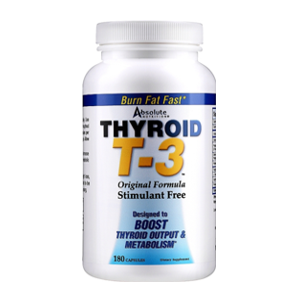 Absolute Nutrition Thyroid T-3 Capsules