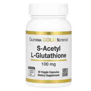 California Gold Nutrition S-Acetyl L-Glutathione | 120 Capsules