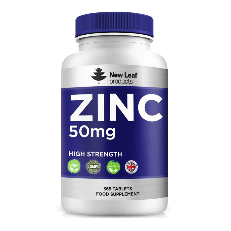 New Leaf Zinc 50mg High Strength